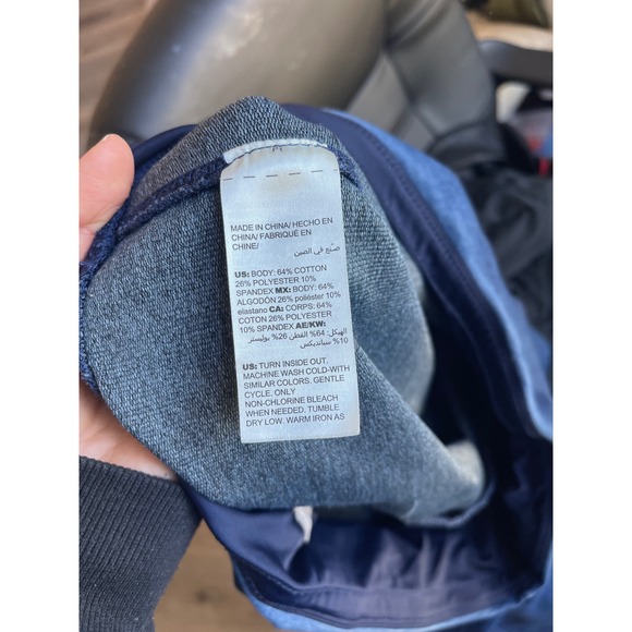 Chicos Pull On Capri Jeans Size L Stretch Straight Leg Jeggings Ankle Short - Picture 6 of 10